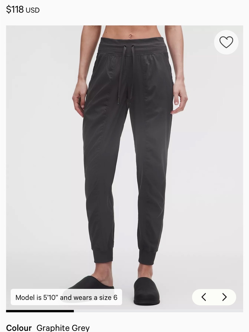 Lululemon Dance Studio Mid-Rise Jogger Black Women's Jogger Pants - Picture 2 of 11